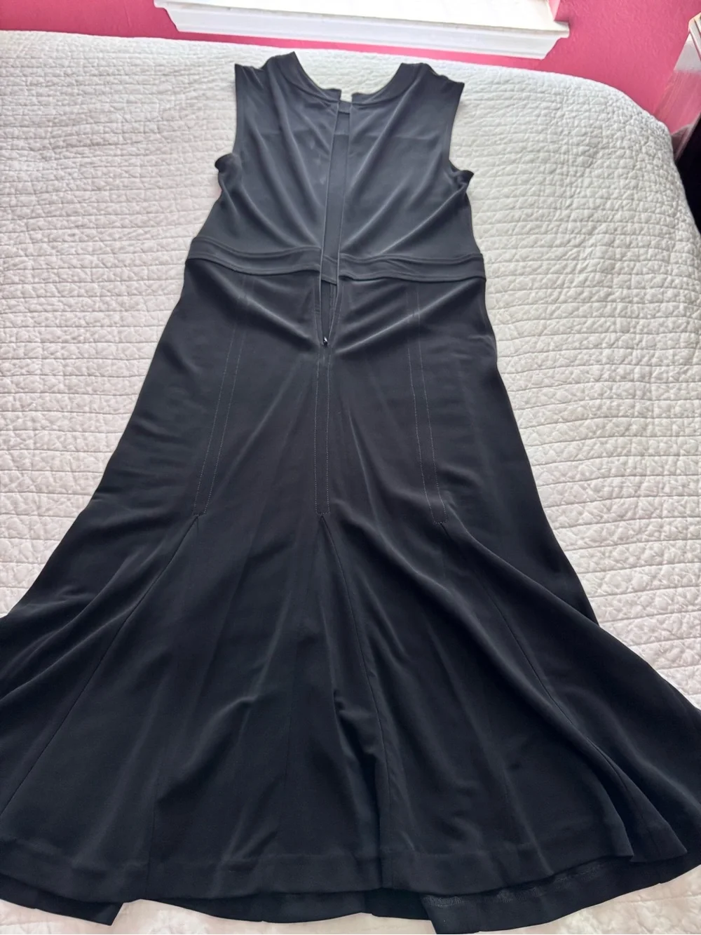 TORY BURCH Classic Black Sleeveless Fit-and-Flare Dress